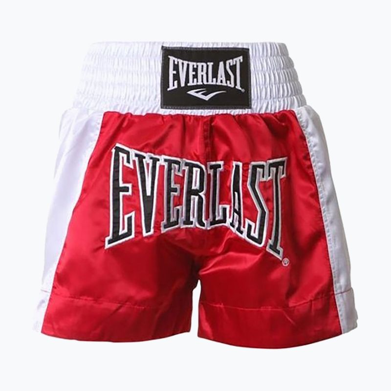 Spodenki treningowe męskie Everlast Muay Thai czerwone EMT6