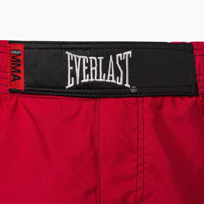 Spodenki treningowe męskie Everlast MMA czerwone 4