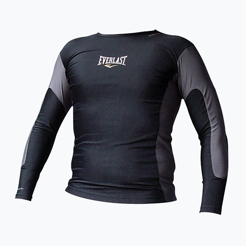 Koszulka kompresyjna męska Everlast Rashguard Longsleeve czarna 4430