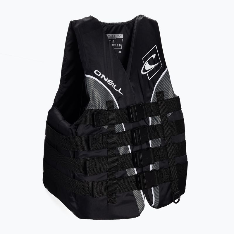 Kamizelka asekuracyjna O'Neill Superlite 50N ISO Vest black/black/smoke/white 3