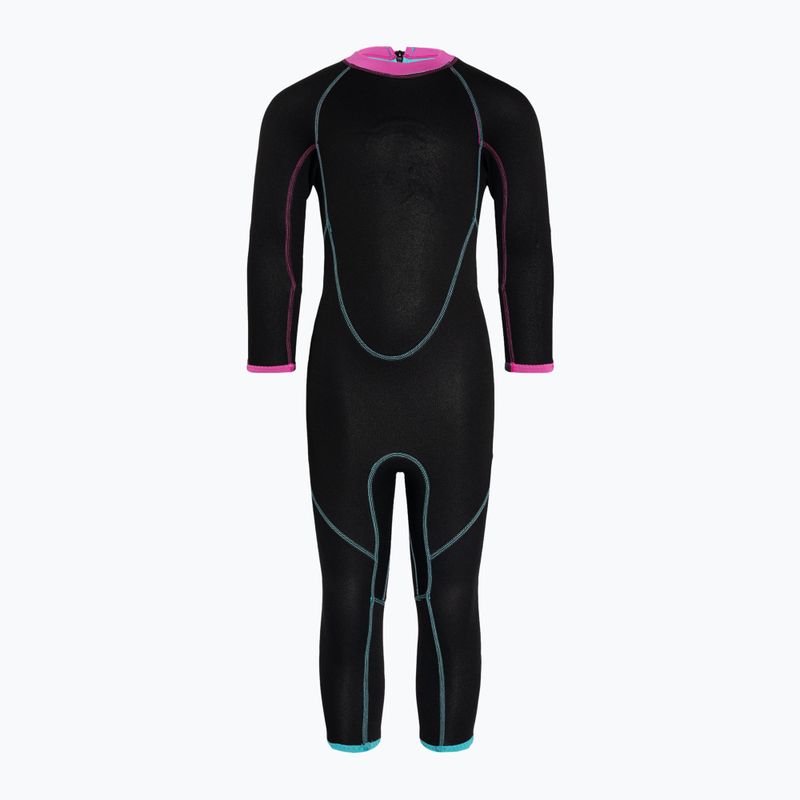 Pianka do pływania dziecięca O'Neill Toddler Reactor-2 2 mm Back Zip Full light aqua/graphite/berry 6