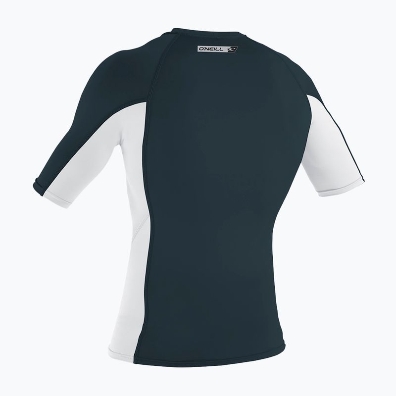 Koszulka do pływania męska  O'Neill Premium Skins Rash Guard slate/white/slate 2