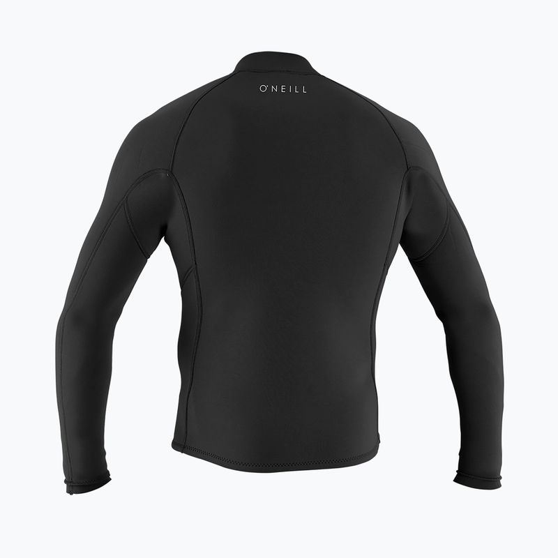 Kurtka neoprenowa męska O'Neill Reactor-2 1.5 mm Front Zip black/black 2