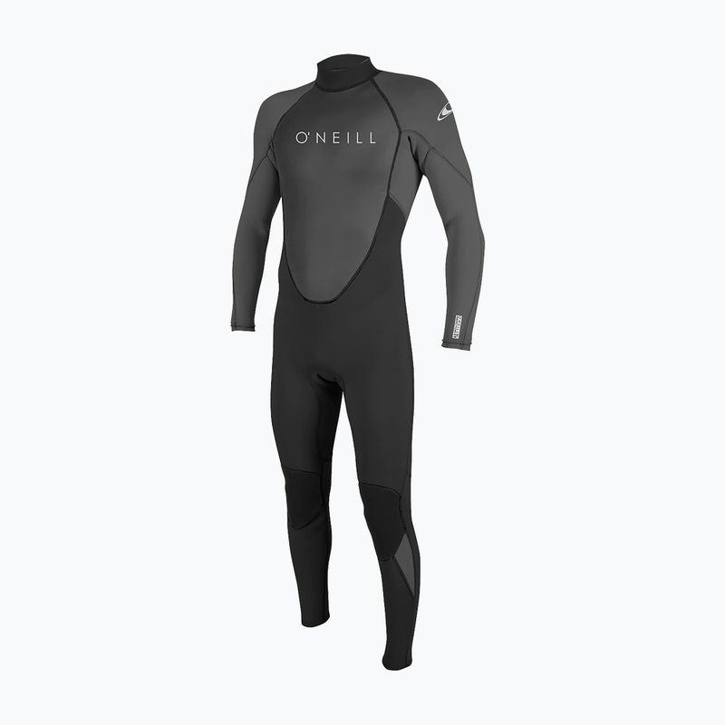 Pianka do pływania męska O'Neill Reactor-2 3/2 mm Back Zip Full black/graphite