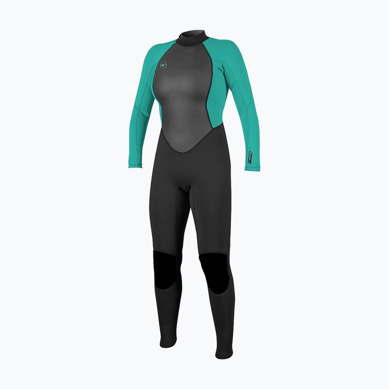 Pianka do pływania damska O'Neill Reactor-2 3/2 mm Back Zip Full black/light aqua