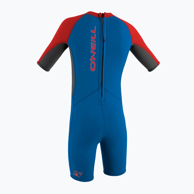 Pianka do pływania dziecięca O'Neill Toddler Reactor-2 2 mm Back Zip ocean/graphite/red 2