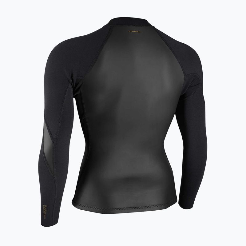 Pianka do pływania damksa O'Neill Bahia 1/0.5mm Full-Zip Jacket glide black/black/black 2