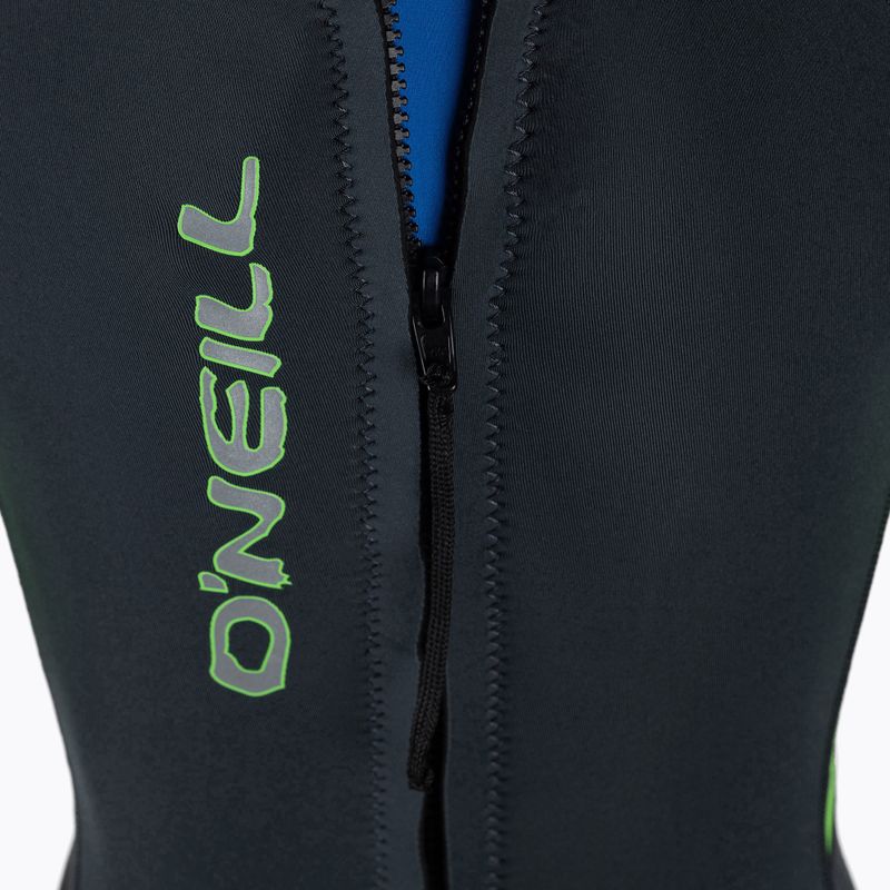 Pianka do pływania dziecięca O'Neill Toddler Reactor-2 2 mm Back Zip graphite/dayglo/ocean 4