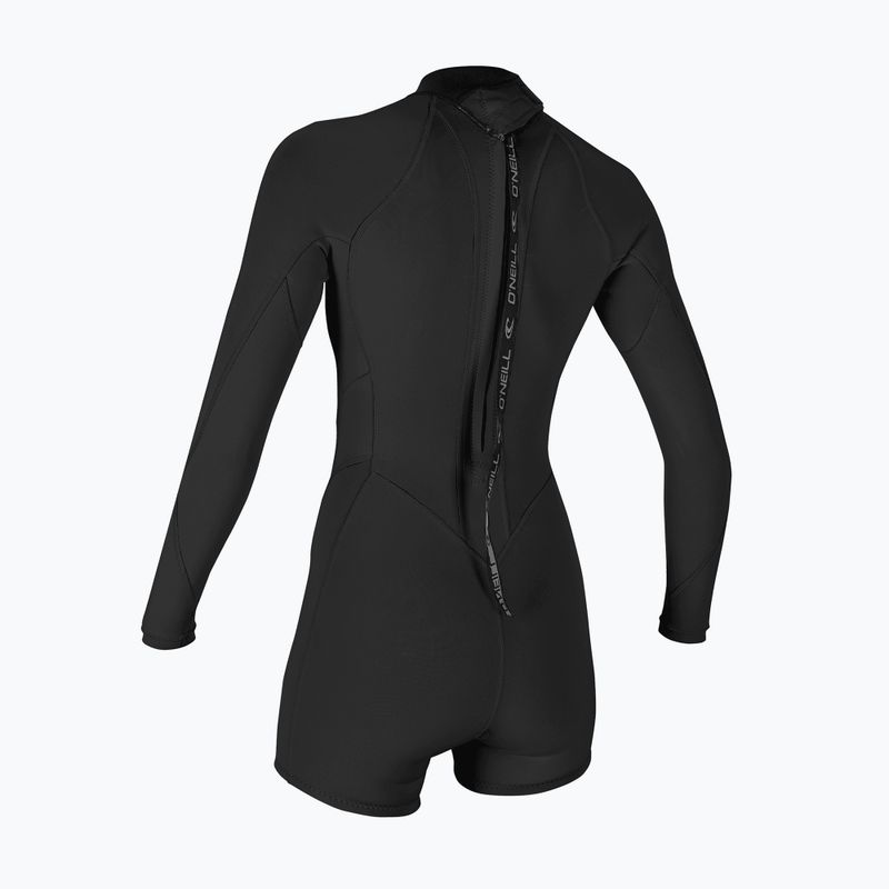 Pianka do pływania damska O'Neill Bahia 2/1 mm Back Zip Spring black/black/black 2