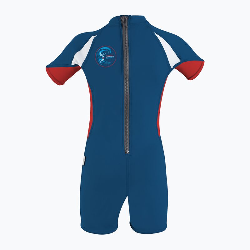 Kombinezon UPF 50+ dziecięcy O'Neill Toddler O'Zone UV Spring deep sea/red/white 2