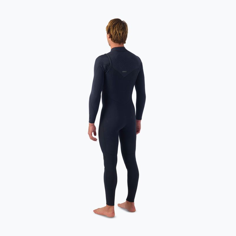 Pianka do pływania męska O'Neill Hyperfreak 5/4+ mm Chest Zip Full black/black 4