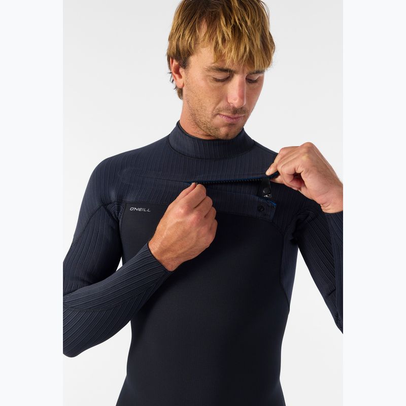 Pianka do pływania męska O'Neill Hyperfreak 5/4+ mm Chest Zip Full black/black 6