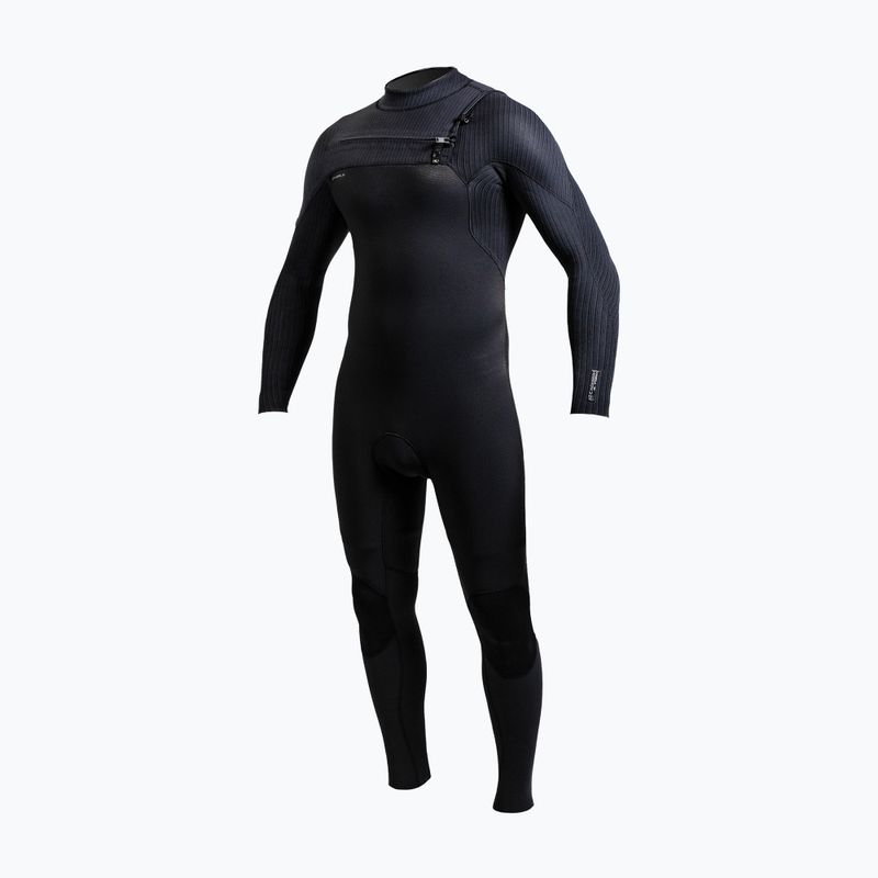 Pianka do pływania męska O'Neill Hyperfreak 5/4+ mm Chest Zip Full black/black 9