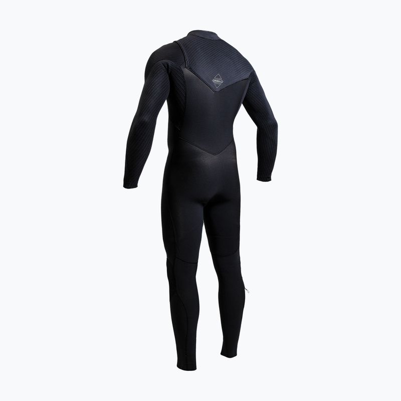Pianka do pływania męska O'Neill Hyperfreak 5/4+ mm Chest Zip Full black/black 10