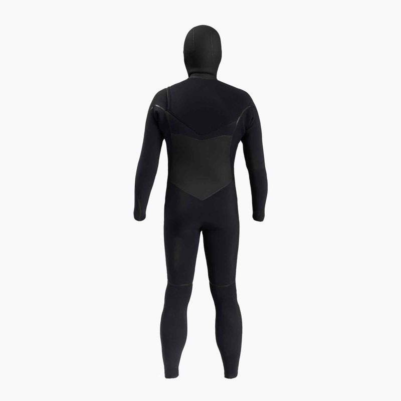 Pianka do pływania męska O'Neill Psycho Tech 6/4+ mm Chest Zip with Hood black 5366-A00 2
