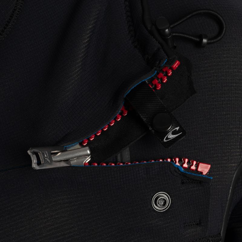 Pianka do pływania męska O'Neill Psycho Tech 6/4+ mm Chest Zip with Hood black 5366-A00 5