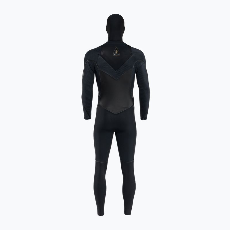 Pianka do pływania męska O'Neill Mutant Legend 5/4 mm Chest Zip with Hood Full black 3