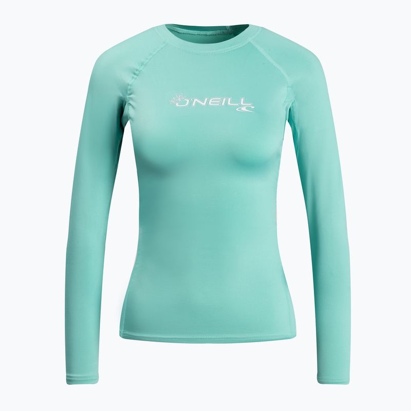 Longsleeve do pływania damski O'Neill Basic Skins Rash Guard light aqua