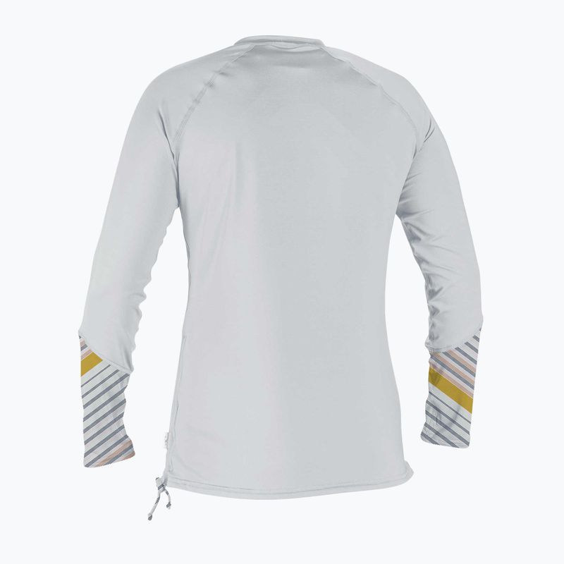 Longsleeve do pływania damski O'Neill Front Zip Sun white/mika 2