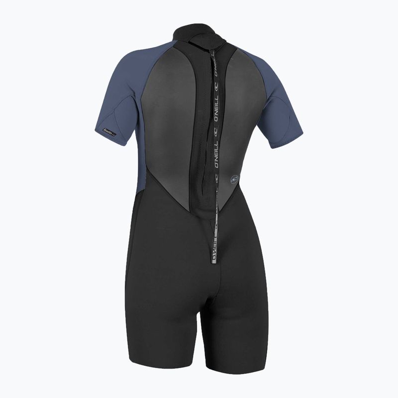 Pianka do pływania damska O'Neill Reactor-2 2 mm Back Zip Spring black/mist 2