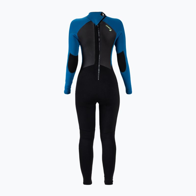 Pianka do pływania dziecięca O'Neill Youth Epic 4/3 mm Back Zip Full black/ultra blue/ultra blue/dayglo 2