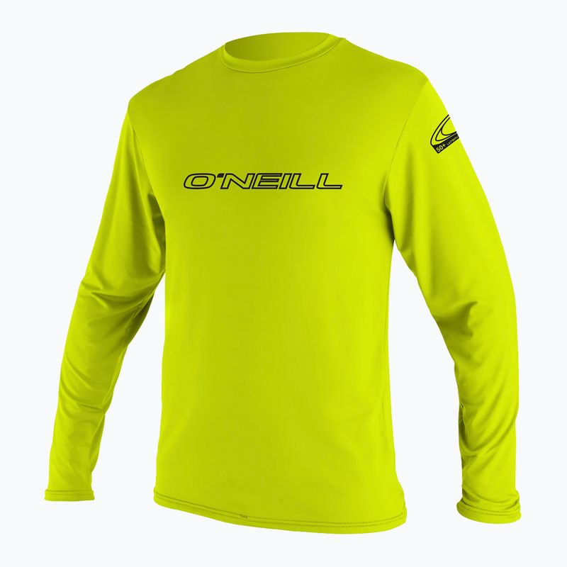 Longsleeve do pływania męski O'Neill Basic Skins Sun Shirt lime