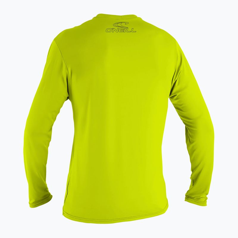 Longsleeve do pływania O'Neill Youth Basic Skins Sun Shirt lime 2