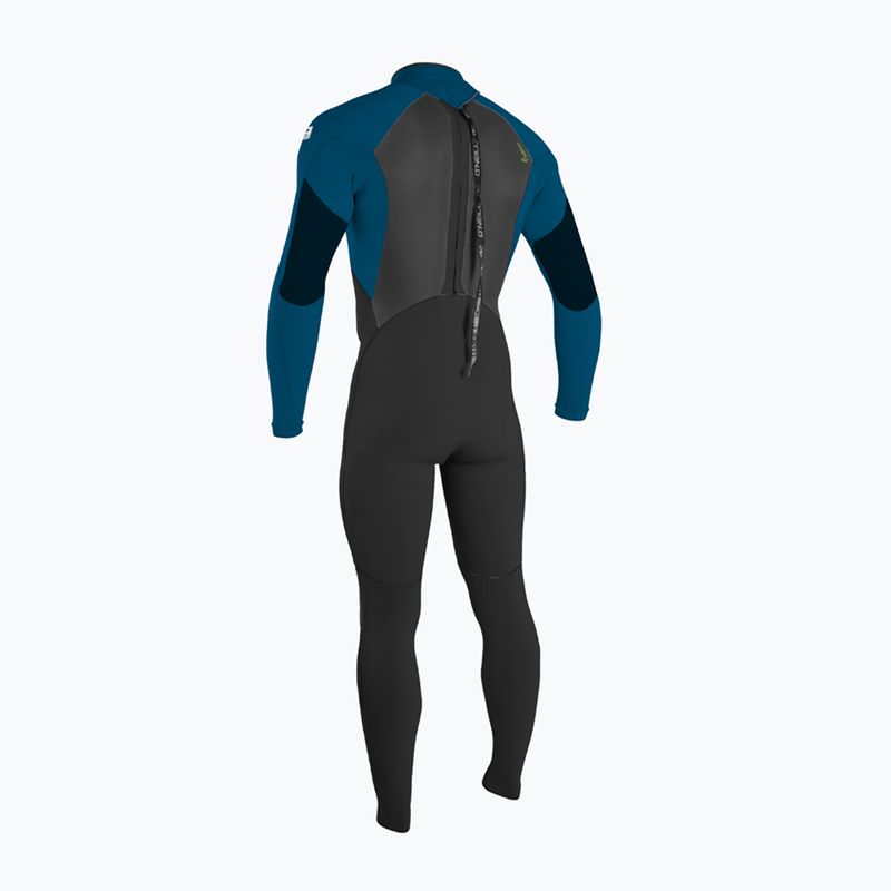 Pianka do pływania dziecięca O'Neill Youth Epic 3/2 mm Back Zip Full black/ultra blue/ultra blue/dayglo 2