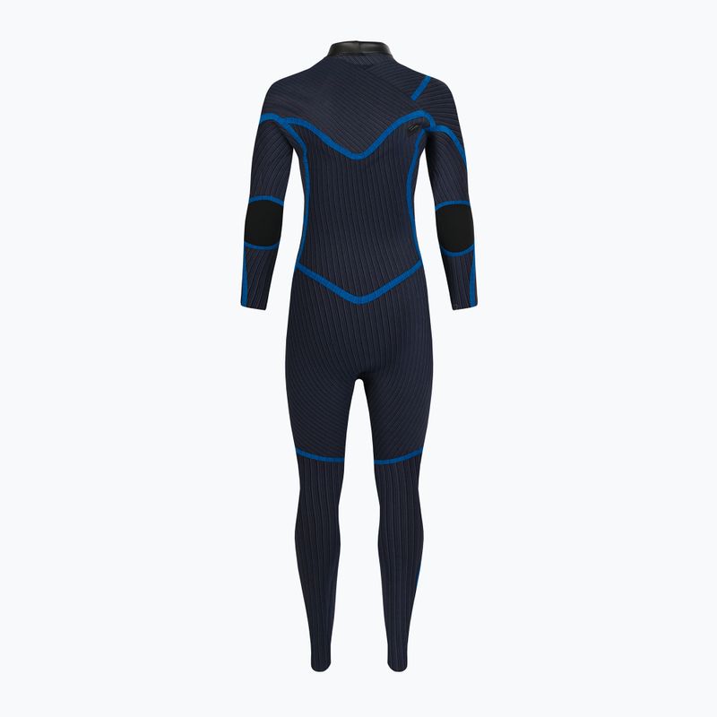 Pianka do pływania dziecięca O'Neill Youth Hyperfreak 5/4+ mm Chest Zip Full navy/bloodshot/black 5
