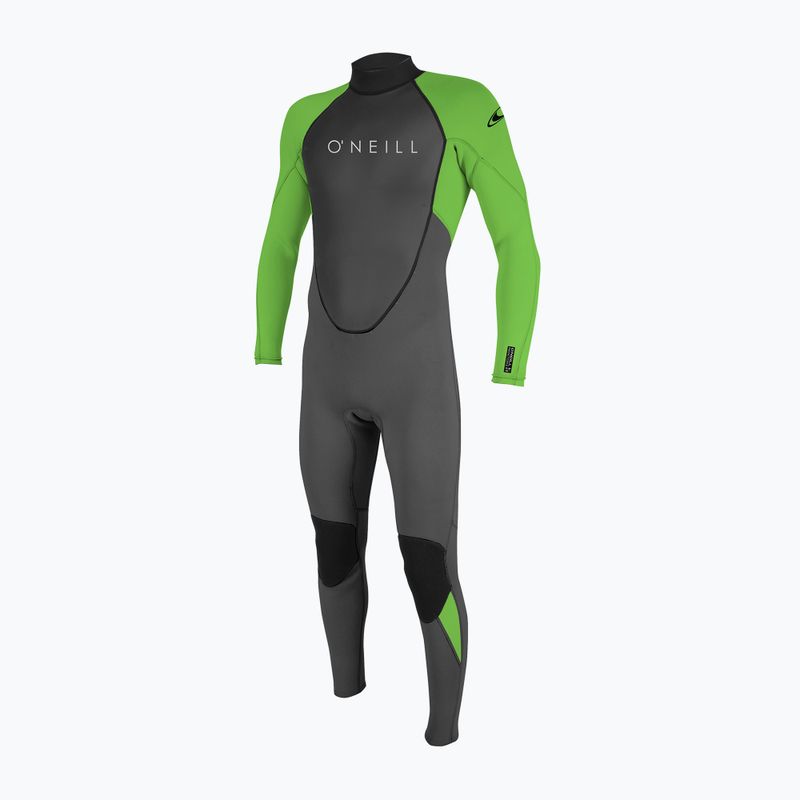 Pianka do pływania męska O'Neill Reactor-2 3/2 mm Back Zip Full graphite/dayglo