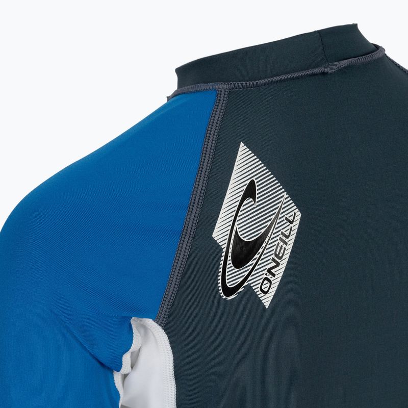 Longsleeve do pływania dziecięcy O'Neill Youth Premium Skins Rash Guard cadet blue/white ocean 5