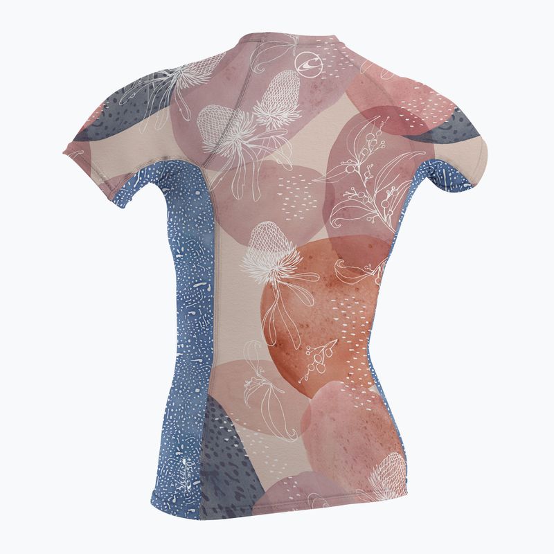 Koszulka do pływania dziecięca O'Neill Girls Premium Skins Rash Guard desert bloom/drift blue 8