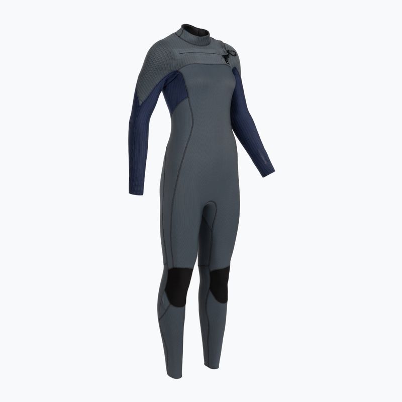 Pianka do pływania damska O'Neill Hyperfreak 5/4+ Chest Zip Full shade/navy