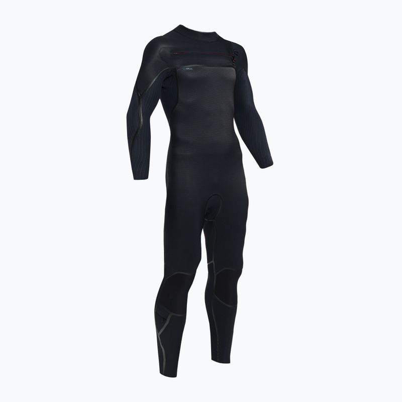 Pianka do pływania męska O'Neill Hyperfreak Fire 5/4+ mm Chest Zip Full black