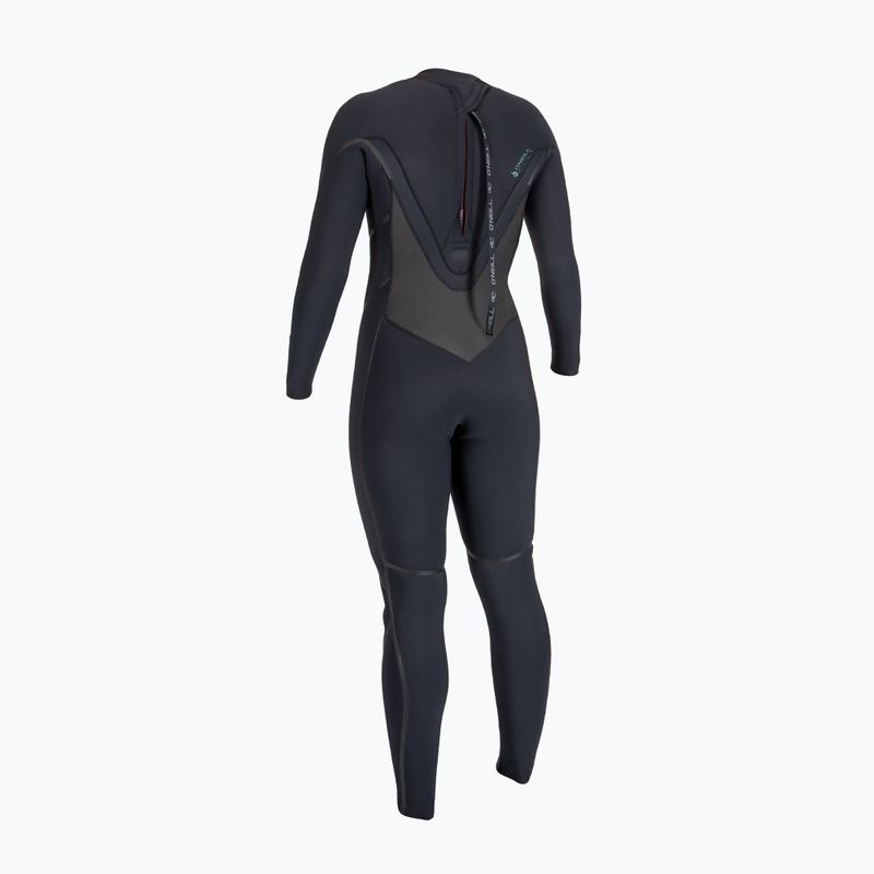 Pianka do pływania damska O'Neill Psycho Tech 5/4+ Back Zip Full black/black 2