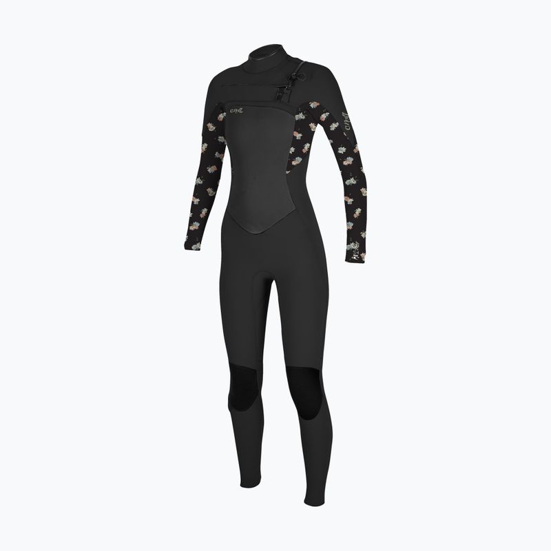 Pianka do pływania damska O'Neill Epic 5/4 mm Chest Zip Full black/cindydaisy