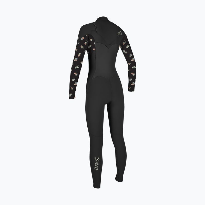 Pianka do pływania damska O'Neill Epic 5/4 mm Chest Zip Full black/cindydaisy 2