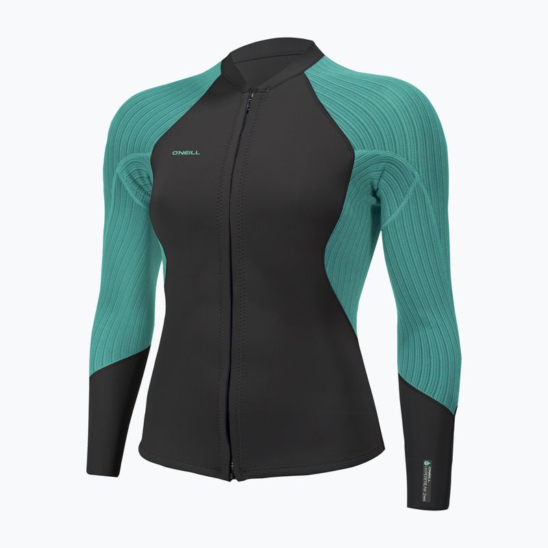 Kurtka neoprenowa damska O'Neill Hyperfreak 2/1.5 Front Zip Jacket raven/opal