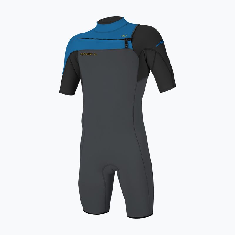 Pianka do pływania męska O'Neill Hammer 2mm Chest Zip SS Spring graphite/black/ocean