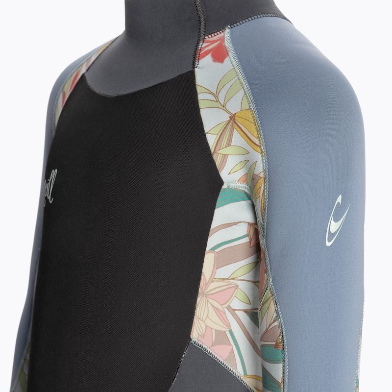 Pianka do pływania dziecięca O'Neill Girls Epic 5/4 mm Back Zip Full graphite/dahlia/infinity 4