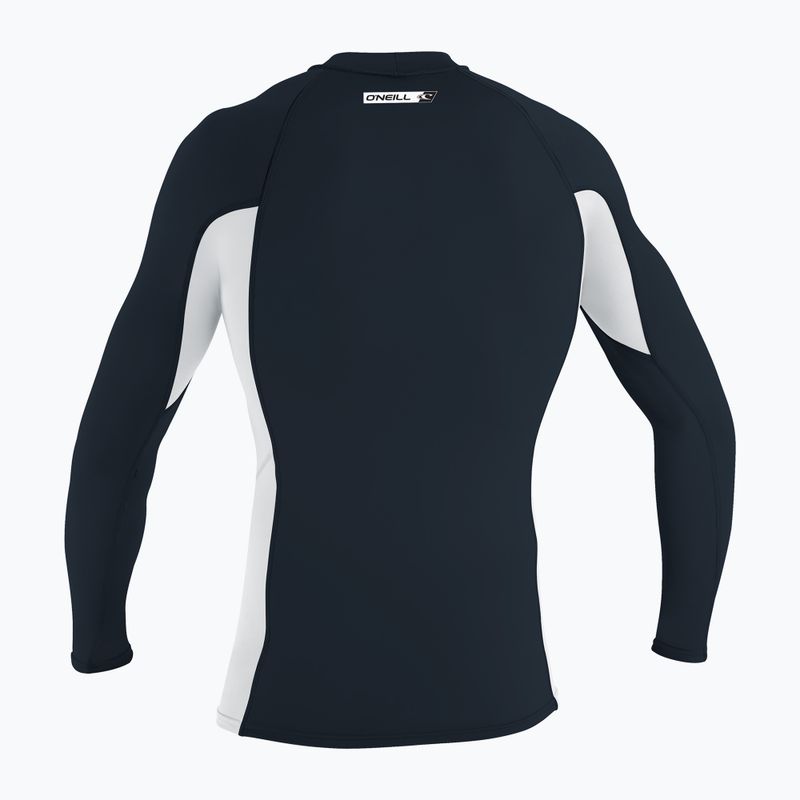Longsleeve do pływania męski O'Neill Premium Skins Rash Guard slate/white/slate 2