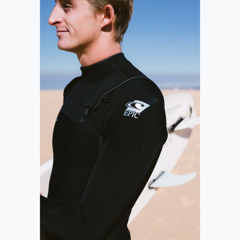 Pianka do pływania męska O'Neill Epic 5/4 Chest Zip Full A05 black/black/black 8