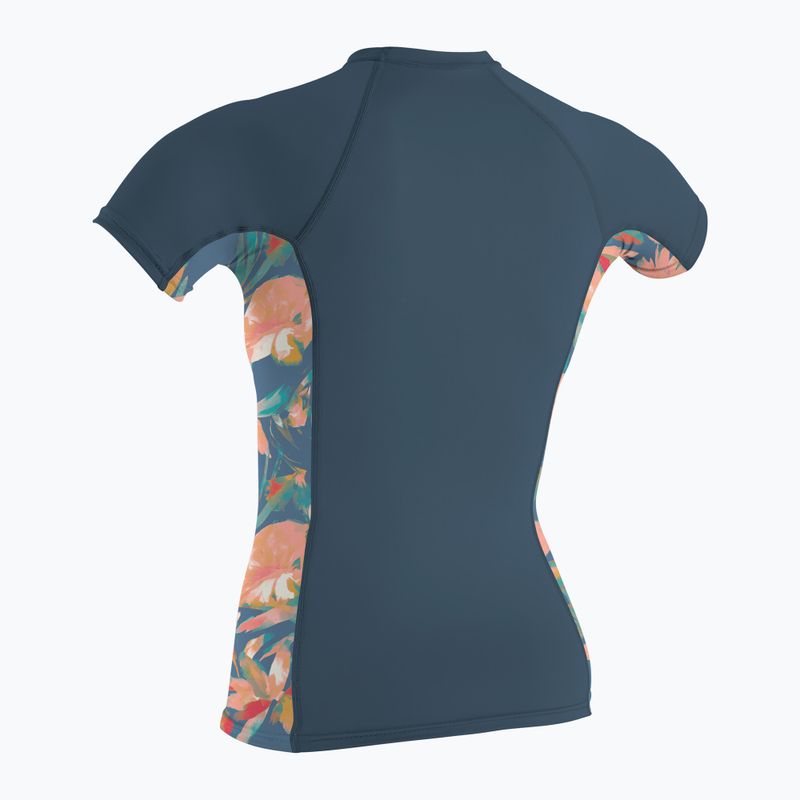 Koszulka do pływania damska O'Neill Side Print Rash Guard black/mikah floral 2