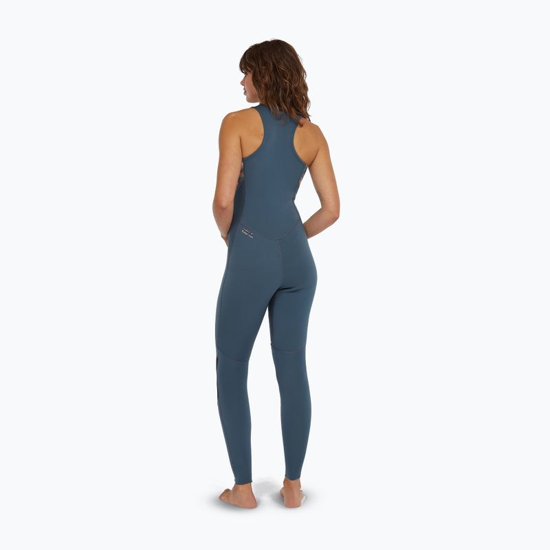 Pianka do pływania damska O'Neill Bahia 1,5 mm Front Zip Sleeveless Full copen blue/painted tropics 2
