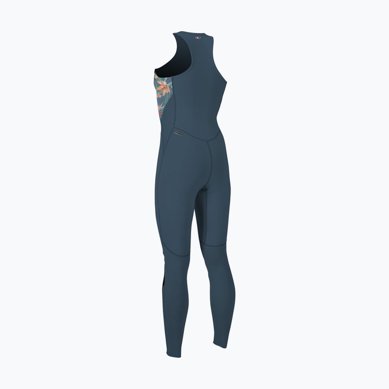 Pianka do pływania damska O'Neill Bahia 1,5 mm Front Zip Sleeveless Full copen blue/painted tropics 8