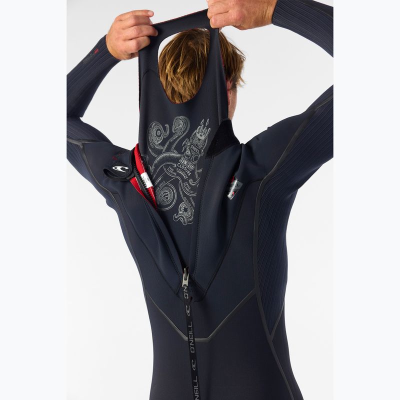 Pianka do pływania męska O'Neill Hyperfreak Fire 4/3+ mm Back Zip Full black/black 10