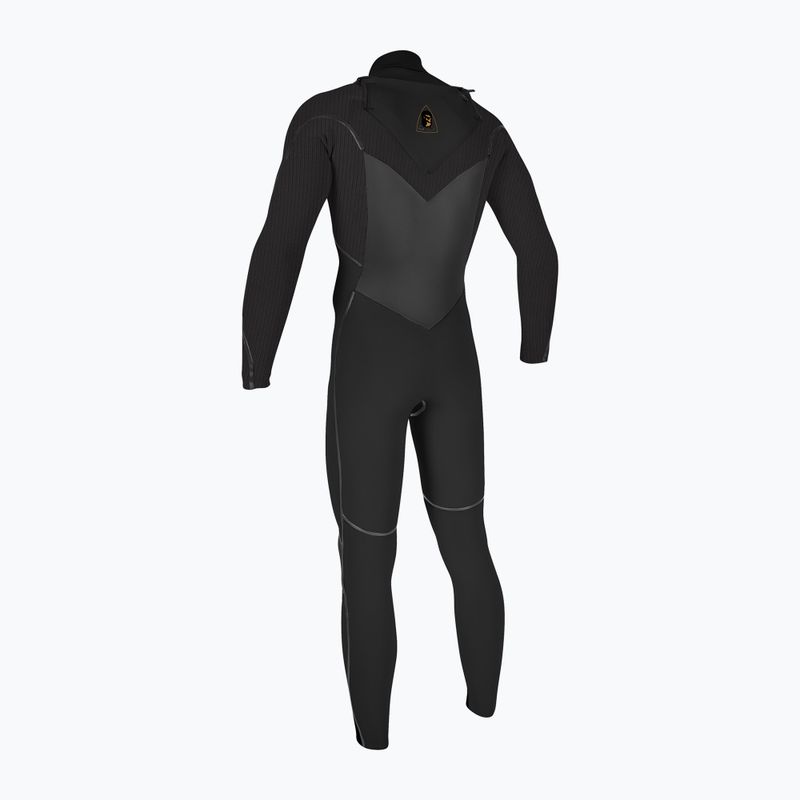Pianka do pływania męska O'Neill Mutant Legend 5/4 mm Chest Zip with Hood Full black/tempered steel 2