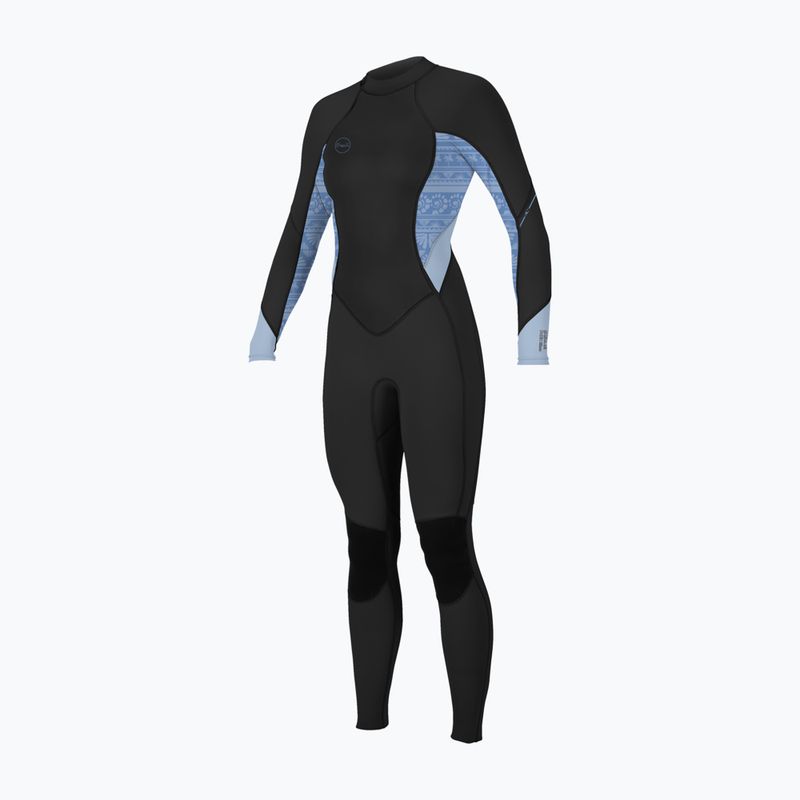 Pianka do pływania damska O'Neill Bahia 3/2 Back Zip Full IQ5 black/surf abstract/chambray blue