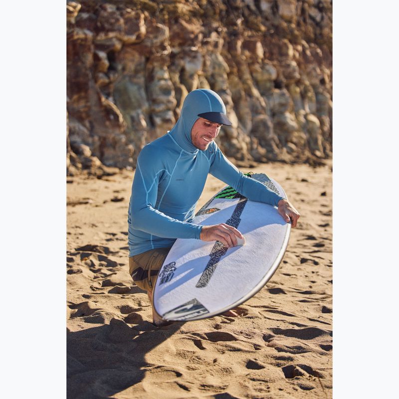 Longsleeve do pływania męski O'Neill Hyperfreak Skins Rash Guard Hooded blue fusion/blue fusion 3