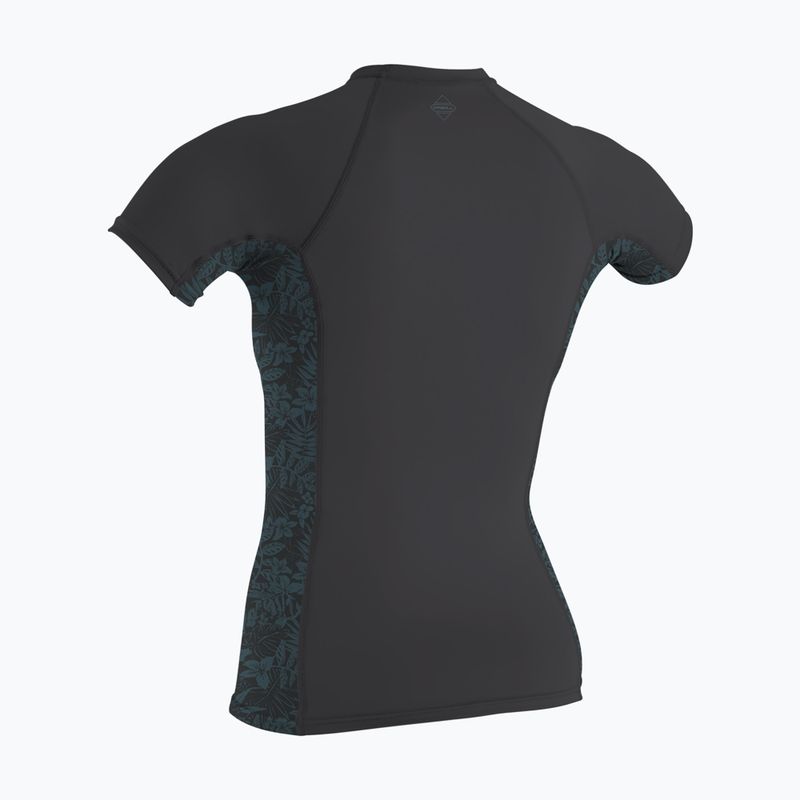 Koszulka do pływania damska O'Neill Hyperfreak Skins Rash Guard tempered steel/shaded island sky 2